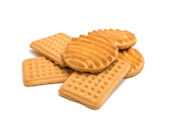 Galletas de mantequilla aisladas — Foto de Stock