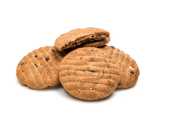 Butter biscuits isolated — Stock Photo, Image