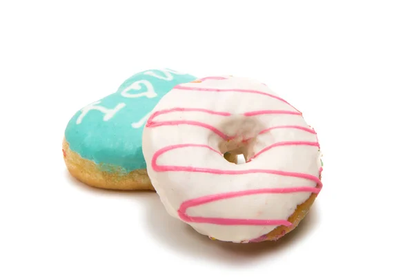 Glasierte Donuts Snack — Stockfoto