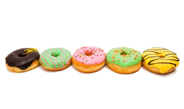 Donuts de color vidriado — Foto de Stock