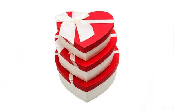 Geschenkbox Herz — Stockfoto