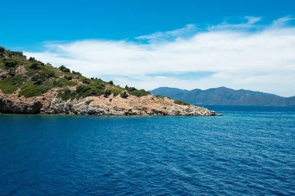 Пейзаж побережья Эгейского моря — стоковое фото