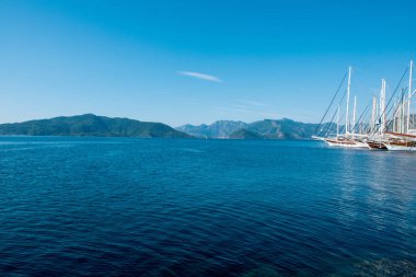 Marmaris Türkiye'de yat marina 