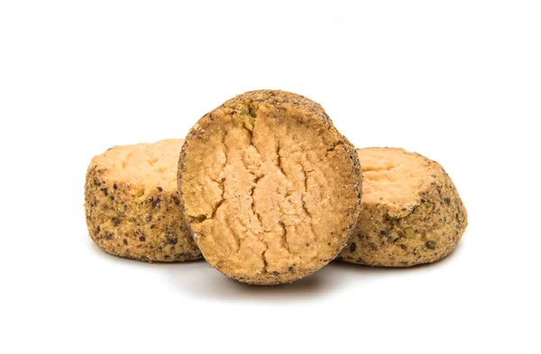 Biscotti di pasta frolla isolati — Foto Stock