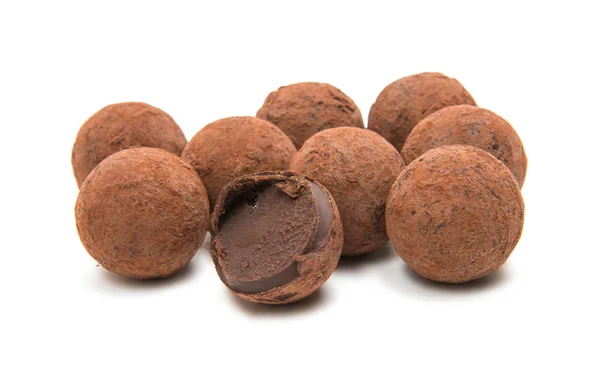 Truffes aux bonbons isolées — Photo