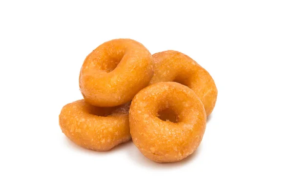 Kleine donuts geïsoleerd — Stockfoto