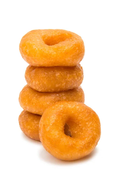 Pequenos donuts isolados — Fotografia de Stock