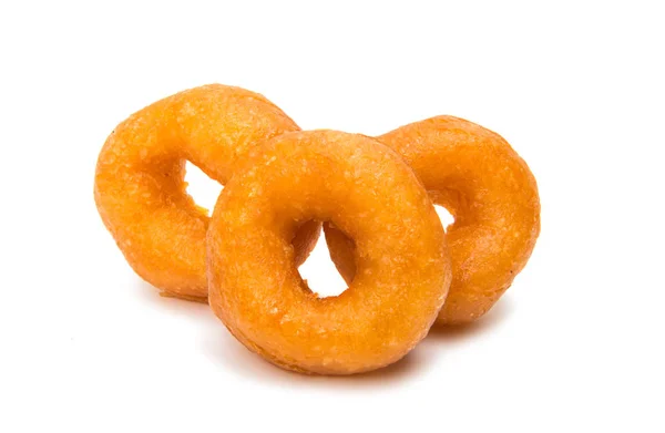 Pequenos donuts isolados — Fotografia de Stock