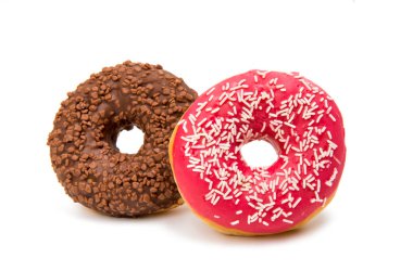 Çörek izole pişmiş