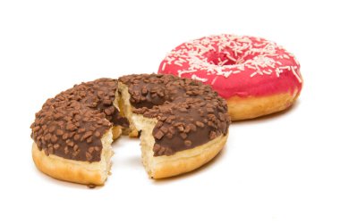 Çörek izole pişmiş