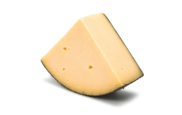 Piece of cheese isolated — Stock Photo, Image