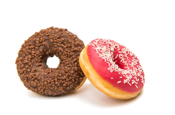 Donut isoliert gebacken — Stockfoto