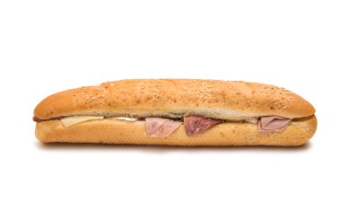 İzole sandviç baget