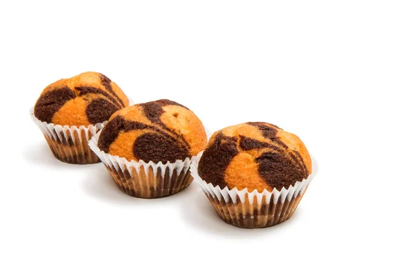 Pequenos muffins frescos — Fotografia de Stock