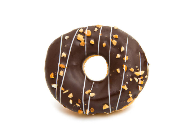 Donut in glaze isolated 