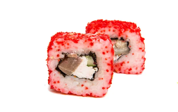 Főzés Sushi elszigetelt — Stock Fotó