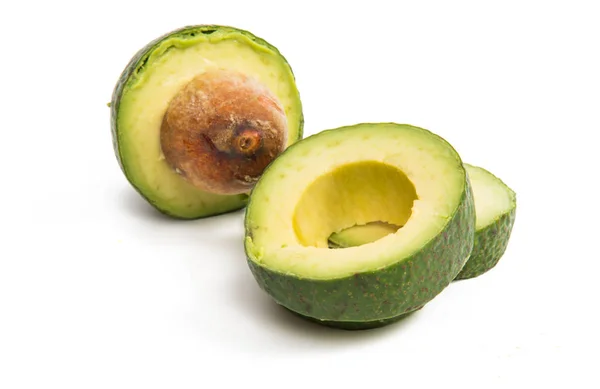 Avocado vruchten geïsoleerd — Stockfoto