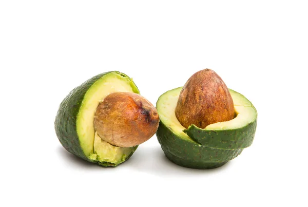 Avocado vruchten geïsoleerd — Stockfoto