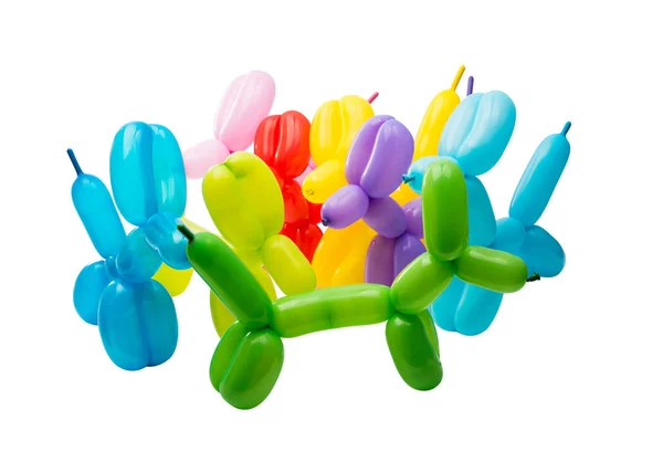 Spielzeug aus Luftballons isoliert — Stockfoto