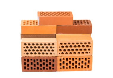 izole kırmızı tuğla 