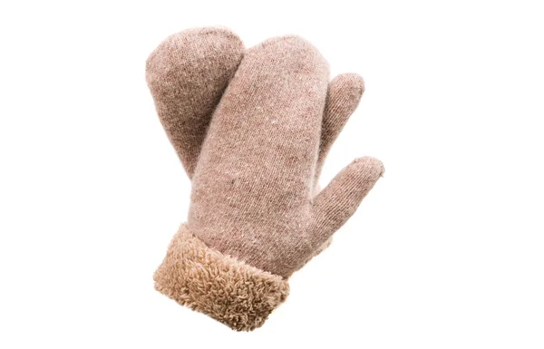 Warm mittens isolated — Stock Photo, Image