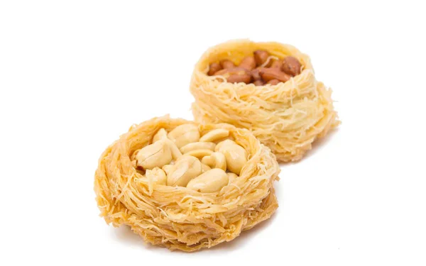 Baklava with nuts isolated — Stock Photo, Image