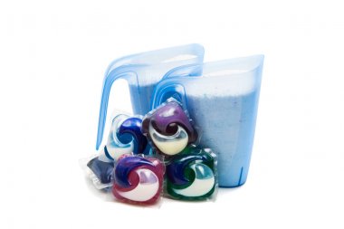 Ölçüm fincan izole deterjan ile 