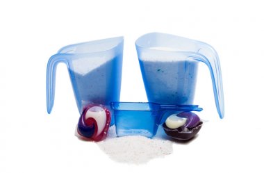 Ölçüm fincan izole deterjan ile 