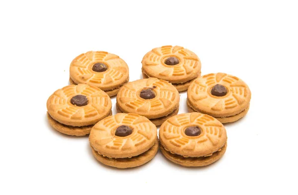 Подвійний печиво, ізольовані — стокове фото