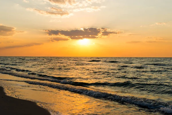 Alba sul mare — Foto Stock