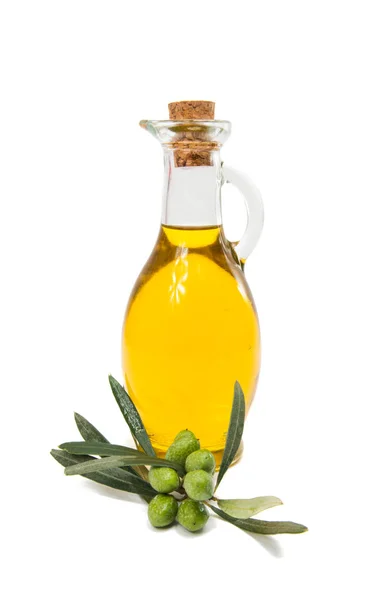 Láhev olivového oleje. — Stock fotografie