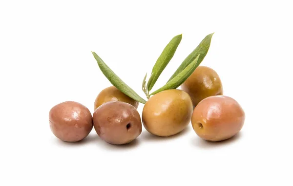 Оливки фрукты продукты питания изолированы — стоковое фото