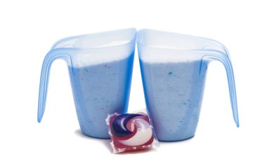 Ölçüm fincan izole deterjanlar ile