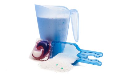 Ölçüm fincan izole deterjanlar ile