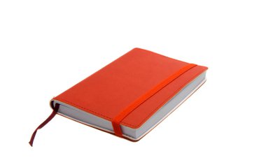 izole kahverengi defter 