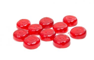Red jelly candies  clipart