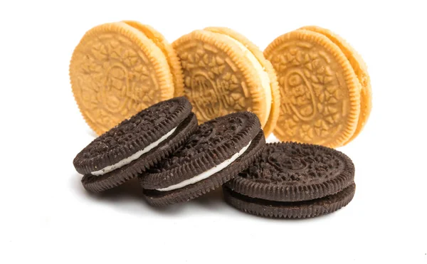 Dvojité sušenky cookies — Stock fotografie