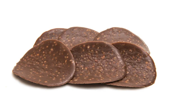 Chips de chocolate con nueces — Foto de Stock