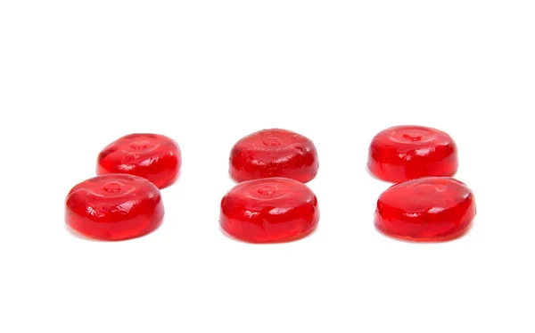 红色果冻糖果 — 图库照片
