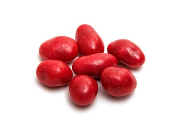 izole badem şekerleri 