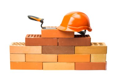 Tuğla izole bir kask ile 