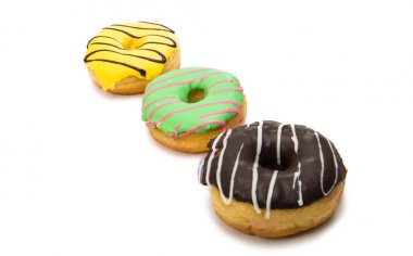 çörek izole sır içinde 