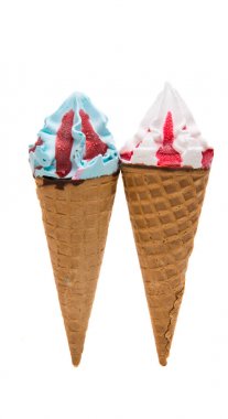 Waffle bardağında dondurma 