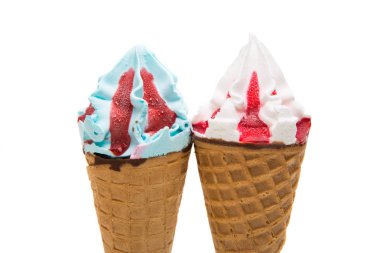 Waffle bardağında dondurma 