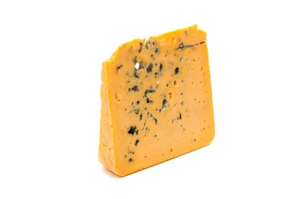 Formaggio blu isolato — Foto Stock