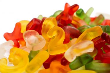 İzole jöle harfler 