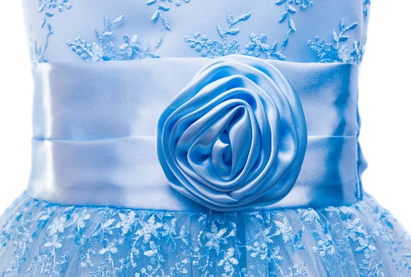 Azul guipure, bordado — Fotografia de Stock