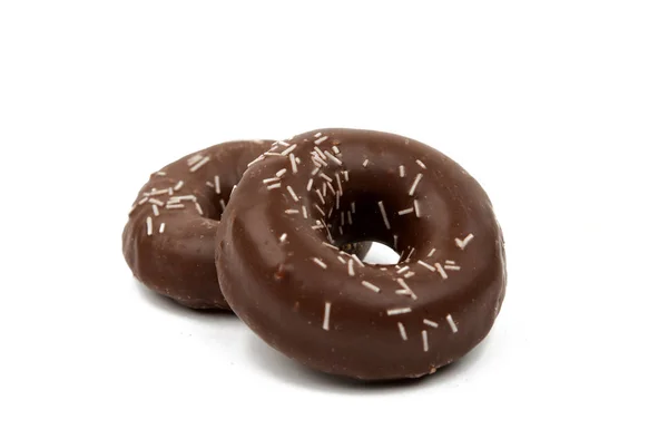 Donuts círculo isolado — Fotografia de Stock