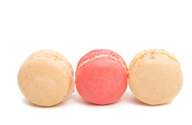 tatlı Macaroons izole 