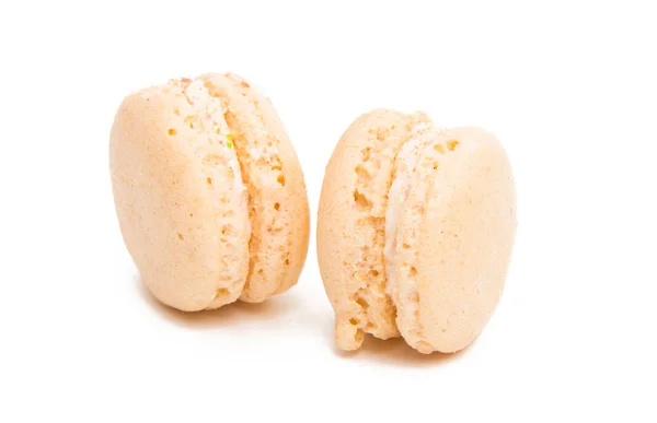 Sobremesa Macaroons isolado — Fotografia de Stock